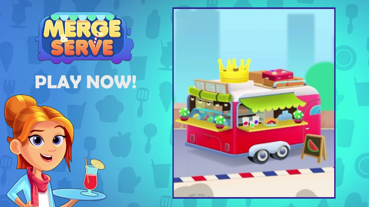 Merge & Serve MOD APK cover