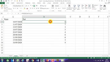 Xác định thứ mấy trong tuần từ ngày tháng cho trước