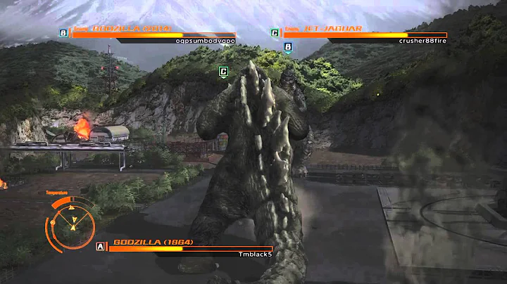 GODZILLA PS4 versus mode : Godzilla 1964 vs. Godzilla 2014 vs. Jet Jaguar
