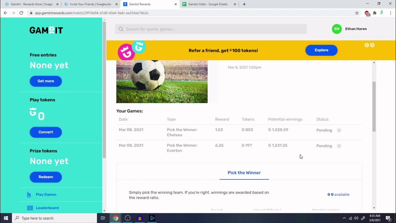 Make 100+ a month!! New Swagbucks + Gambit Rewards method that