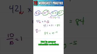 Quick Trick for Multiplying Scientific Notation Without a Calculator 🤯