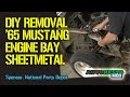 1965 Mustang How To Radiator Core Support Battery Tray Apron Replacement Episode 235 Autorestomod