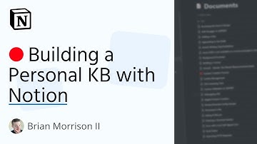 Building a Personal Knowledgebase with Notion