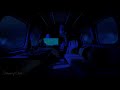 Dark private jet full interior brown noise ambience  flight map  sleeping reading studying  zen