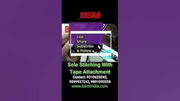 Sole Stitching with Tape Binding | Tape Binding Machine | Tape Binding Sewing Machine #Short #Shorts