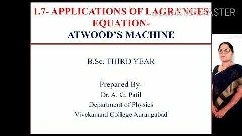 Applications of Lagrange