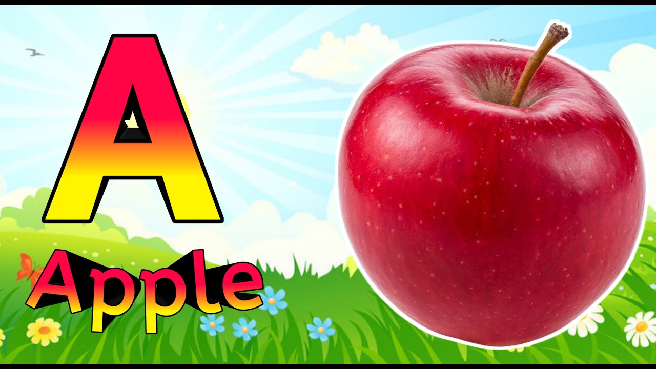 A for apple | abcd | phonics song | a for apple b for ball | abcd song ...