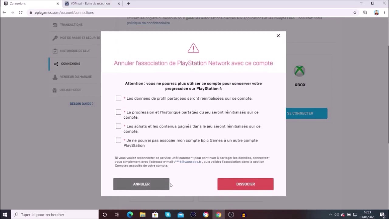 Comment associer mon compte console à mon compte Epic Games à partir de ma  console ? - Assistance par Comptes Epic