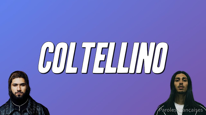 ElGrandeToto - COLTELLINO ft. Baby Gang (Paroles)
