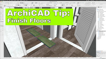 ArchiCAD - Finish Floors - Building Materials - Intersection Priority