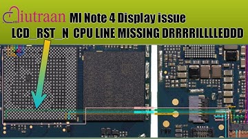 MI NOTE 4 LCD RST N  CPU LINE MISSING DRRRRILLLLEDDD | eMMC | eMCP | uFS | DOUBLE DECKER