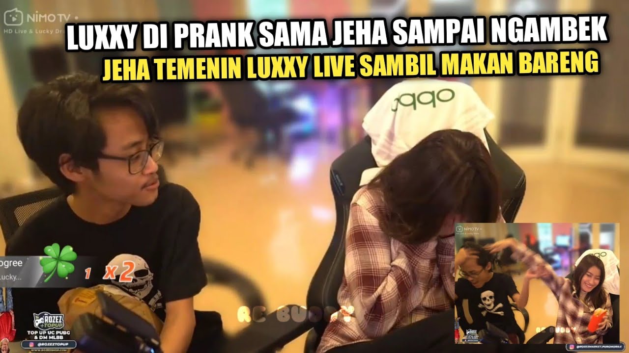 LUXXY DI PRANK SAMA JEHA PURA