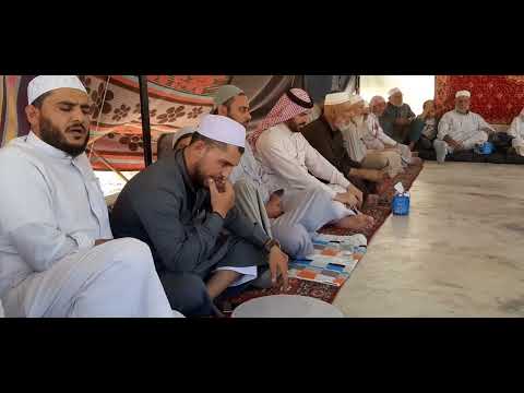 الشيخ عبدالله الشيخ علي في بيت الشيخ نوفل ناحية بلبل