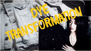 Dyeing Bright Clothes BLACK! (Thrifty Goth DIY)