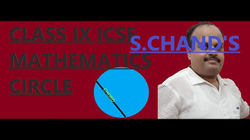 class 9 ICSE Chapter Circle Exercise 13A