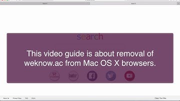 Weknow.ac home page hijacker on Mac (removal tool).