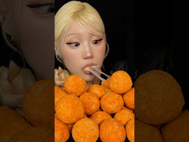 멕시카나 치토스 치즈볼 탑 쌓아서 먹기???? CHEETOS CHEESE BALLS MUKBANG ASMR