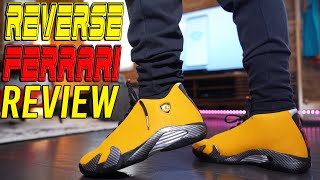 Info on sample "sanz" collection today i give you guys a in depth
review the upcoming jordan 14 reverse ferrari set to release june 22
at local retail...