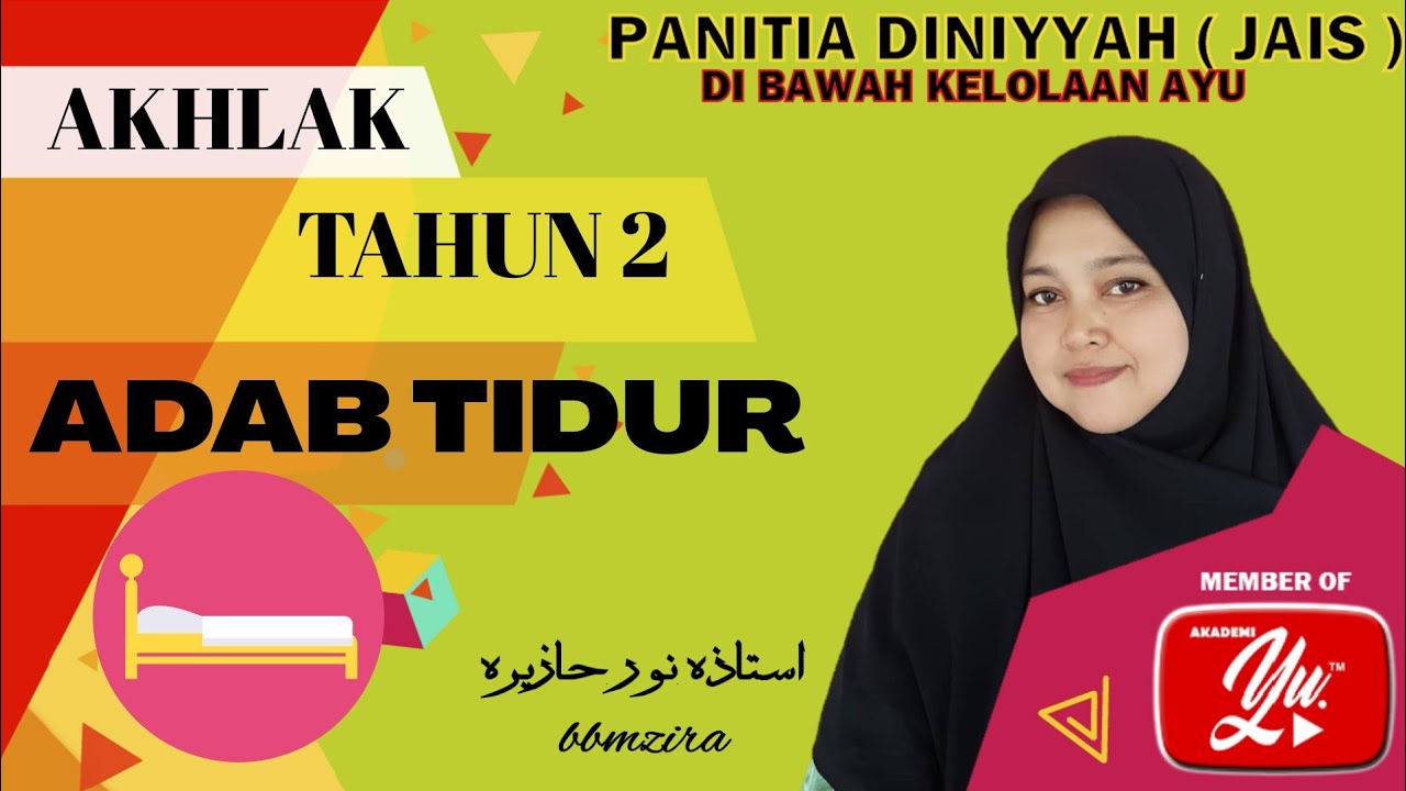 ADAB TIDUR I LINK SOALAN