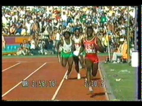 1984 LA Olympics 4x400m relay MEN - YouTube