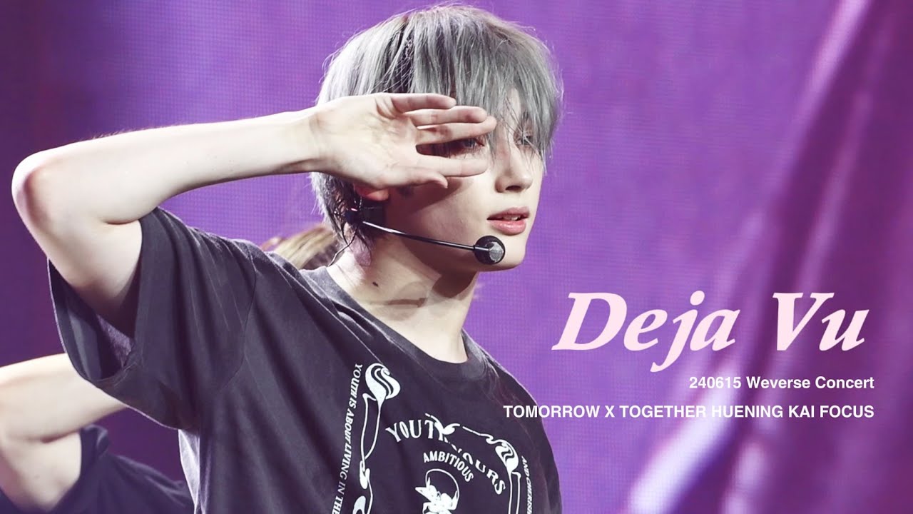 240615 Weverse Concert 위버스콘 I TOMORROW X TOGETHER HUENING KAI FOCUS FANCAM 휴닝카이 직캠 I DEJA VU