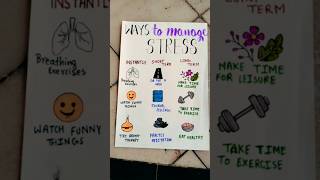 Stress Management Activity. #stress management