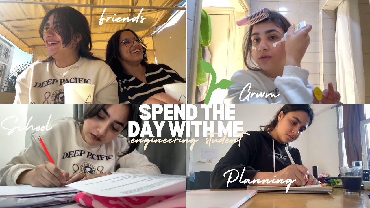 دوزو معايا نهار كطالبة هندسة ساكنة فالداخلية📚 SPEND A DAY WITH ME AS AN ENGINEERING STUDENT 📒✨
