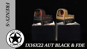 Vector Optics | Frenzy S 1x16x22 AUT Black & FDE (SCRD-49&SCRD-56 )