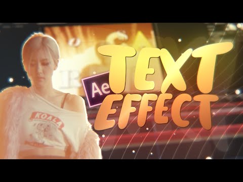 3D TEXT EFFECT // tutorial after effects