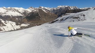 Skiing in Livigno Mottolino, slope 3 👍⛷🇮🇹 with Yves Van Der Eynden