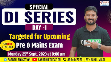 Special DI Series Day 1