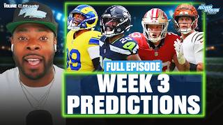 NFL Week 3 PREDICTIONS: Seahawks-Commanders, 49ers-Cardinals, Bengals-Steelers, Rams | Sherman screenshot 3