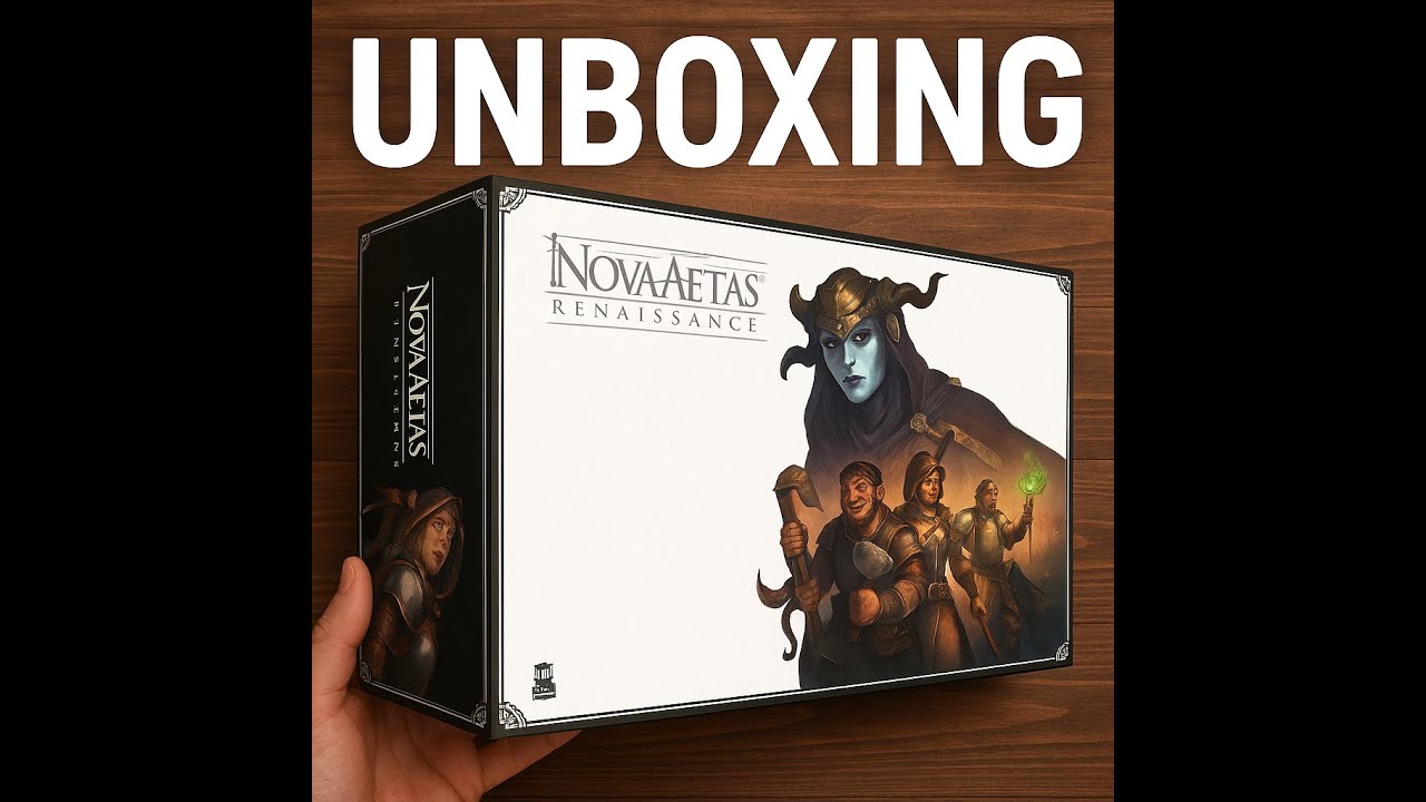 ¡Descubre NOVA AETAS! Unboxing ÉPICO de este juego de mesa de fantasía