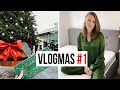 DECORATING CHRISTMAS TREE, COVENT GARDEN and my own CHRISTMAS CARDS | VLOGMAS part 1