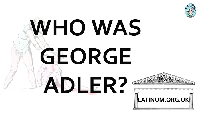 Who was George Adler, the author of A Practical Grammar of Latin?