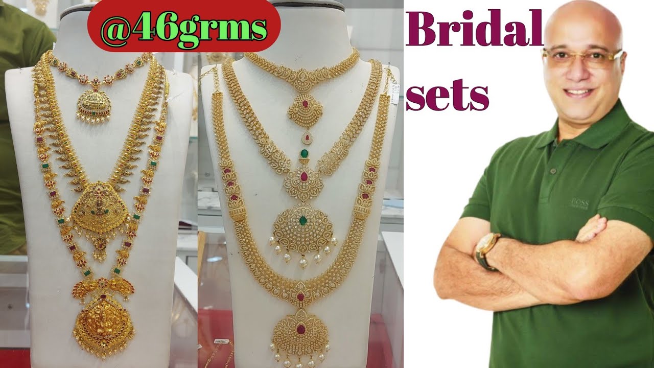 Lalitha jewellers exclusive haram,mini haram,necklace designs with