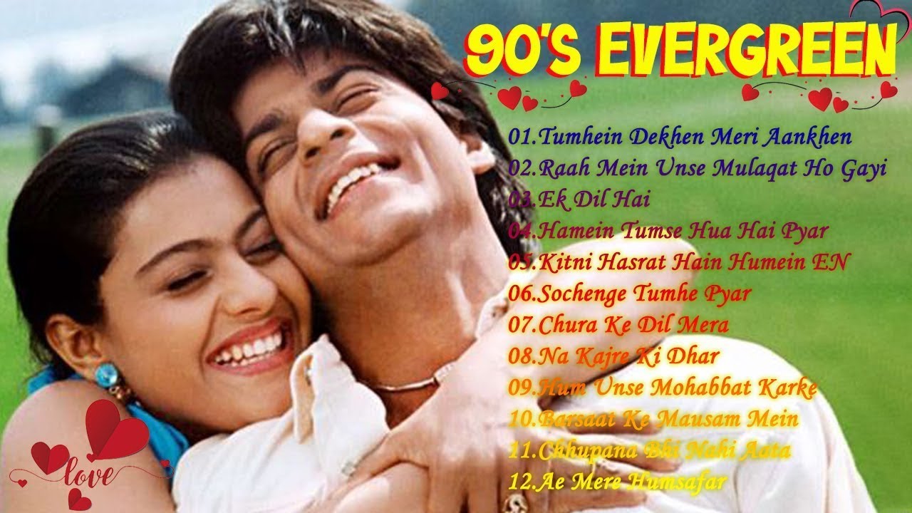 90s evergreen hits Hindi songs  Bollywood 90s Love songs  Hindi Romantic Melodies Songs