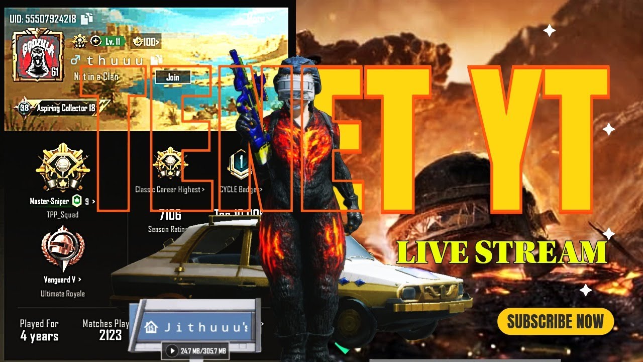 🛑Tenet is live🛑road to conqueror push🥵BGMI🤍