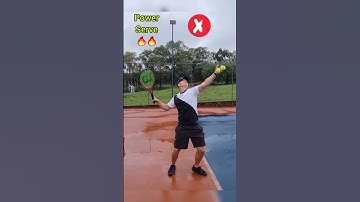 Stopped serving into the net #tennisserve #tennisfix #tennistip