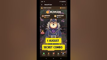 Memefi Airdrop Daily Secret Combo 500k Coins 1 August #crypto #memcoin #hamsterkombat #mining