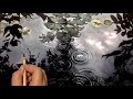 Acrylic paint "Pond" by polka