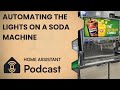 Attempting to automate the lights on an old Subway soda machine