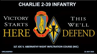 Charlie 2-39 INF at NIC