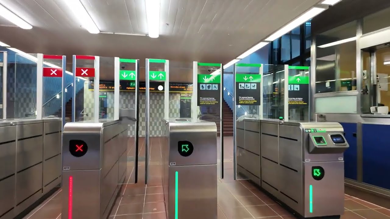 Sweden, Stockholm, subway ride from Vällingby to Abrahamsberg