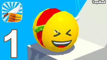 Slice It All - Gameplay Walkthrough Part 1 Levels 1-15 - iOS, Android Gameplay