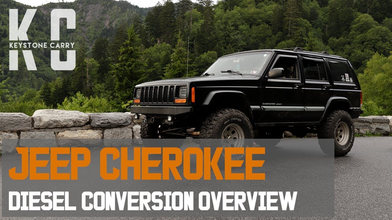 Jeep Cherokee Diesel Swap Overview | Mercedes OM617 Conversion - YouTube