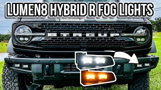 Raptor Style Fog Lights for 2021+ Ford Bronco w/ Modular Bumper | LUMEN8 Buckle Up Off-Road