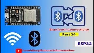 24 Bluetooth Connectivity with ESP32 by Bluetooth Serial Terminal