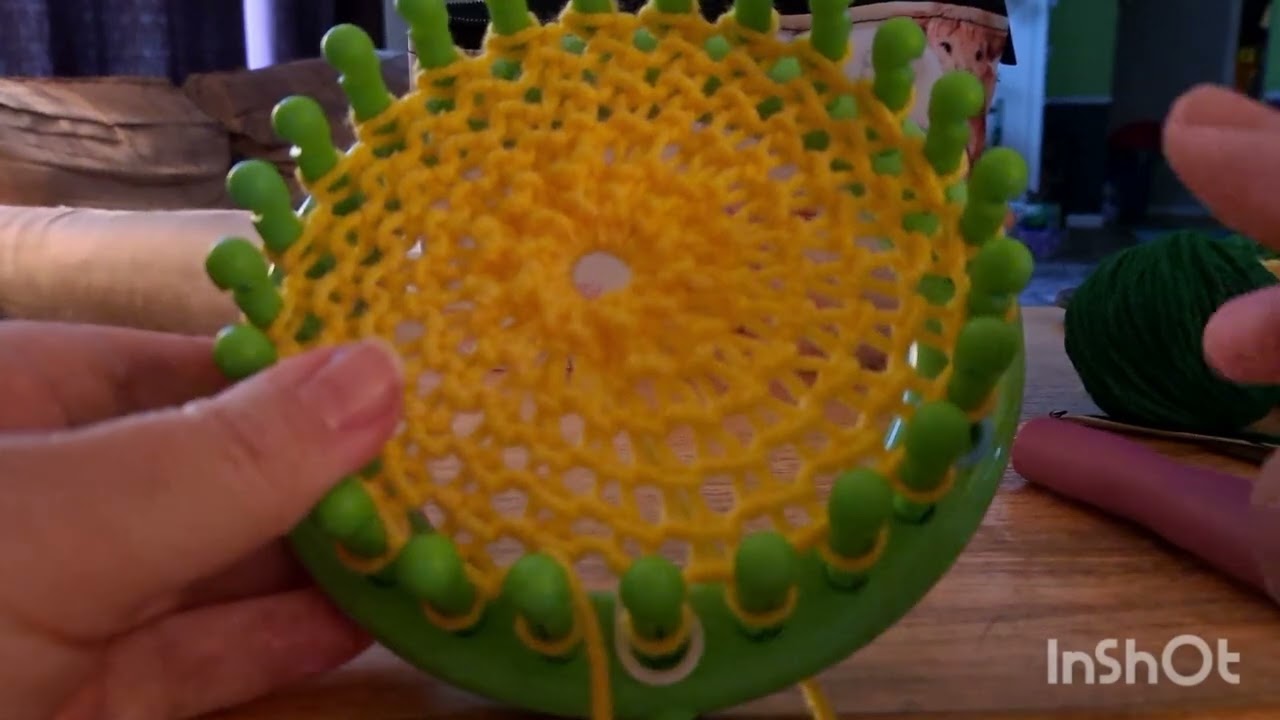 Loomknit fruit coasters #loomknit #fruit #loomknitlemon