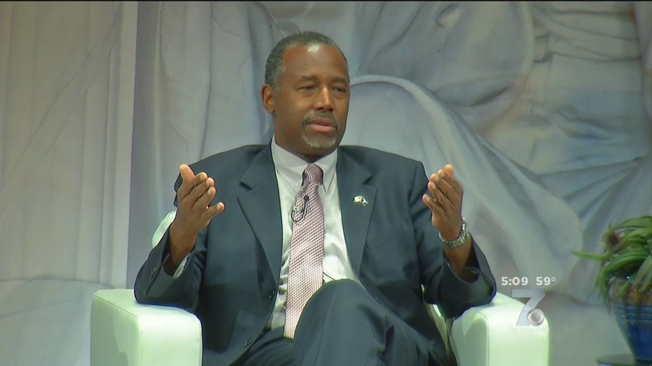 Dr Ben Carson Talks To Thousands In Greenville
